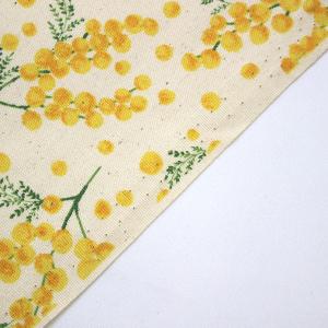 生地 布 ミモザ柄 ボタニカル 花柄 フラワー...の詳細画像4