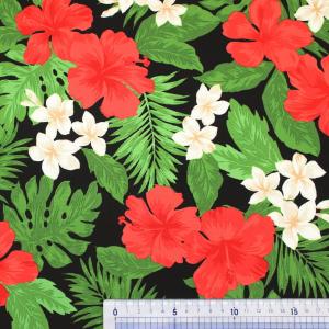 Hawaiian ハワイアン 花柄 TCブロー...の詳細画像2