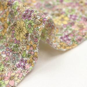 生地 布 小花柄リップル 花柄 パステルカラー...の詳細画像2