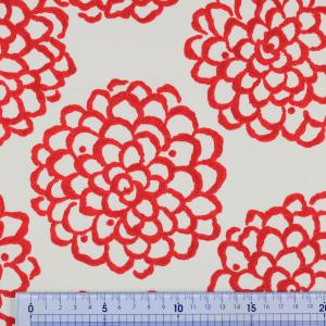 生地 布 ダリア 花柄 う早この コットンこば...の詳細画像2