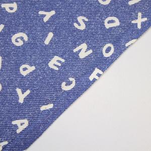 生地 布 アルファベット柄 英字 デニム風 シ...の詳細画像4