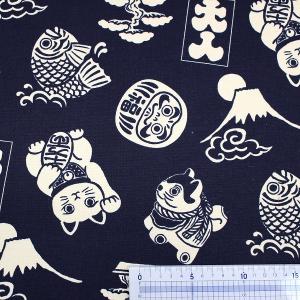 生地 布 縁起物 招き猫 鯛 Classic ...の詳細画像1