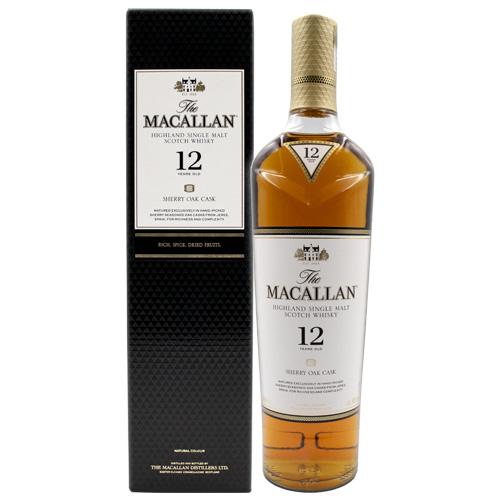 ザ マッカラン シングルモルトウイスキー 12年 40度 箱付 700ml