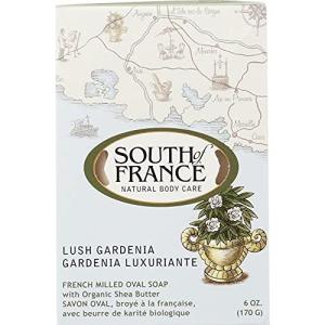 South of France - フランスの製粉された野菜棒石鹸の酒のGardenia - 6ポンド