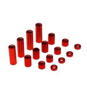 イーグル模型 ミニ四駆用AL 2mmスペーサーセット 品番MINI4-S001-RE