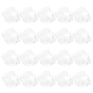 KESYOO パウダーケース 5g パウダー容器 ミニクリームケース ダイヤモンド形 小分け容器 DIY化粧ポットジャー 透明 詰替え容器 携帯用 2