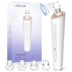 ANLAN 毛穴吸引器 毛穴ケア吸引器 汚れ吸引 3段階吸引力 強力 USB充電式 4つの吸引ヘッド付属 男女兼用 プレゼント 贈り物