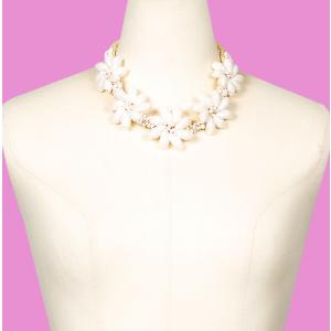 フラダンス　アクセサリー　レイ　　ラフィアチョーカー　フラワー