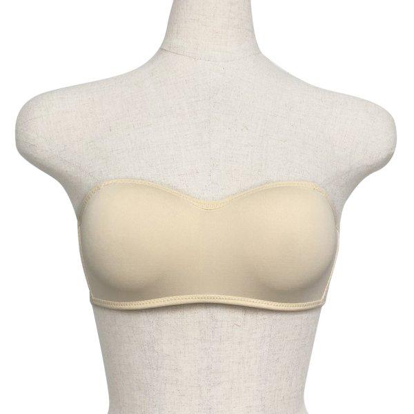 フラ用下着　ベアトップ・チューブトップにおすすめの落ちにくいブラ（ベージュ）
