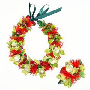 フラダンス ハワイアンレイ レイ フラワーレイ アレンジ レイ KCL-012