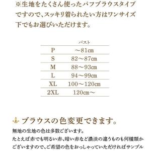フラダンス衣装 ブラウス PBL-004 長袖...の詳細画像5