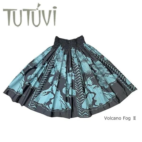 フラダンス衣装　パウスカート　TUP-FT546　TUTUVIパウ　ボルケーノフォグ２　色：ディープ...