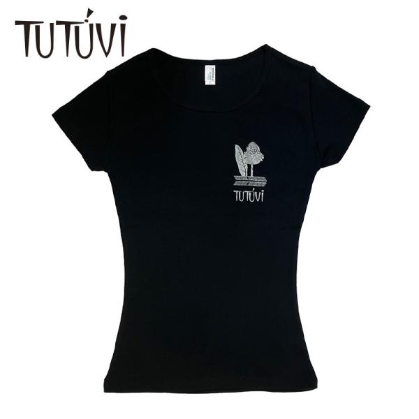 フラダンス　TUTUVI　半袖　レディースフライスTシャツ　フィットしたレディースライン　伸縮（柄：...