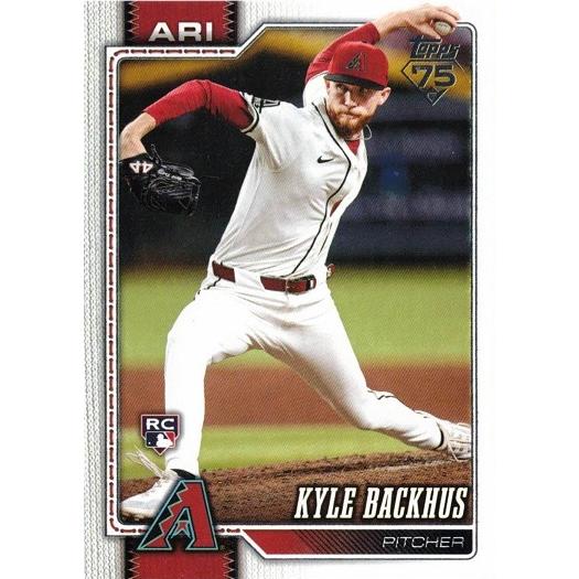 2026 Topps Series 1 Baseball カイル・バッカス アリゾナ・ダイヤモンドバ...