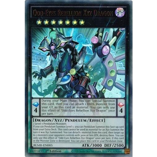 遊戯王 英語(EU版) BLMR-EN005 覇王黒竜オッドアイズ・リベリオン・エクシーズ・ドラゴン...