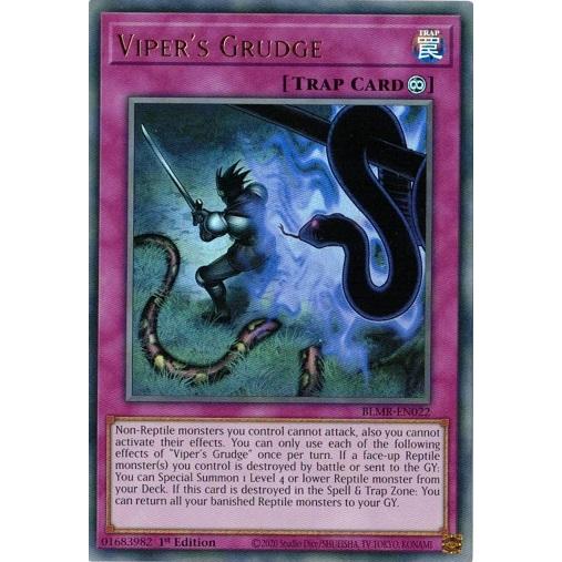 遊戯王 英語(EU版) BLMR-EN022 毒蛇の怨念/Viper's Grudge (ウルトラレ...