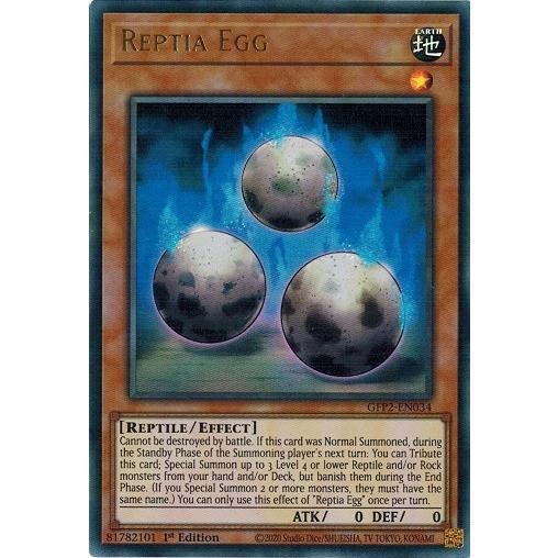 遊戯王 英語(EU版) GFP2-EN034 レプティア・エッグ/Reptia Egg (ウルトラレ...