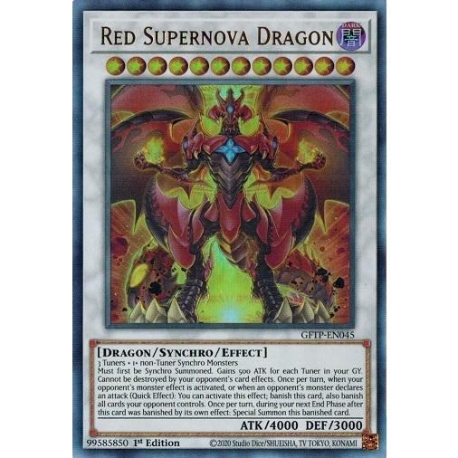 遊戯王 GFTP-EN045 スカーレッド・スーパーノヴァ・ドラゴン/Red Supernova D...