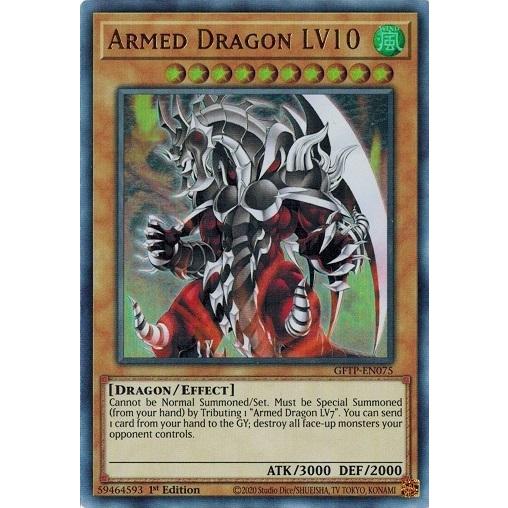 遊戯王 GFTP-EN075 アームド・ドラゴン ＬＶ１０/Armed Dragon LV10 (ウ...
