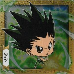 HUNTER×HUNTER HH2-01 ジャジャン拳(ゴン) (レア) にふぉるめーしょん シール×ウエハースvol.2｜torekado0822