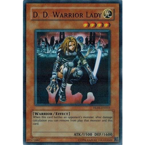 遊戯王 英語版 HL06-EN003 異次元の女戦士/D.D. Warrior Lady (パラレル...