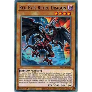 遊戯王 LDS1-EN009 真紅眼の遡刻竜/Red-Eyes Retro Dragon EU 1st｜torekado0822