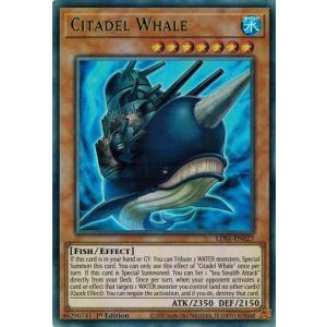 遊戯王 LDS1-EN027 城塞クジラ/Citadel Whale (カラフルウルトラレア/緑） EU 1st