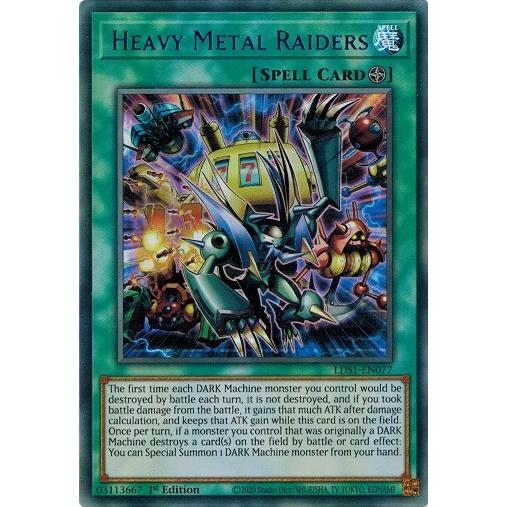 遊戯王 LDS1-EN077 鋼鉄の襲撃者/Heavy Metal Raiders (カラフルウルト...