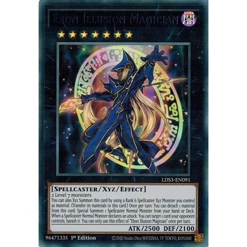 遊戯王 英語(EU版) LDS3-EN091 幻想の黒魔導師/Ebon Illusion Magic...