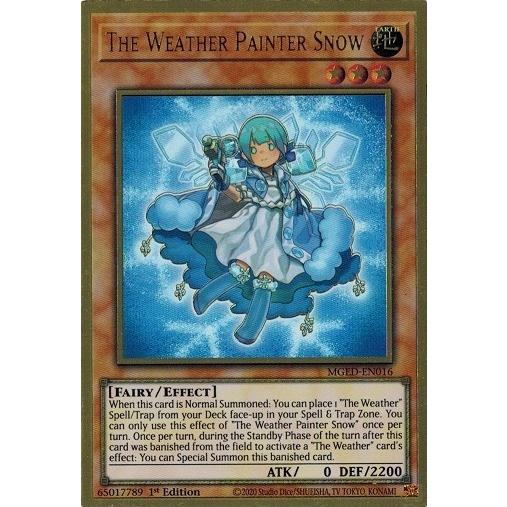 遊戯王 MGED-EN016 雪天気シエル/The Weather Painter Snow (プレ...