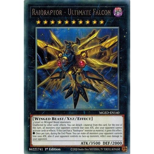 遊戯王 MGED-EN140 ＲＲ−アルティメット・ファルコン/Raidraptor - Ultim...