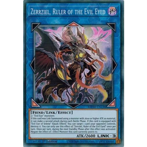 遊戯王 MP20-EN236?呪眼の王 ザラキエル/Zerrziel, Ruler of the E...