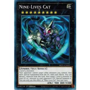 遊戯王 MP21-EN035 九魂猫/Nine-Lives Cat 英語 1st