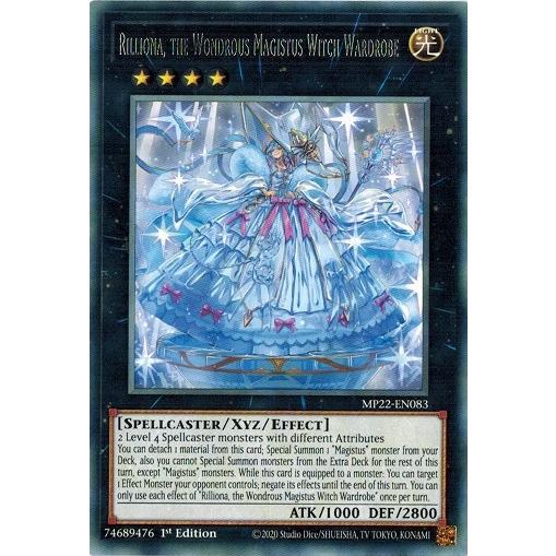 遊戯王 英語(EU版) MP22-EN083 結晶の魔女サンドリヨン/Rilliona, the W...