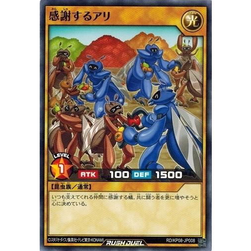 遊戯王ラッシュデュエル RD/KP08-JP008 感謝するアリ 創造のマスターロード！！