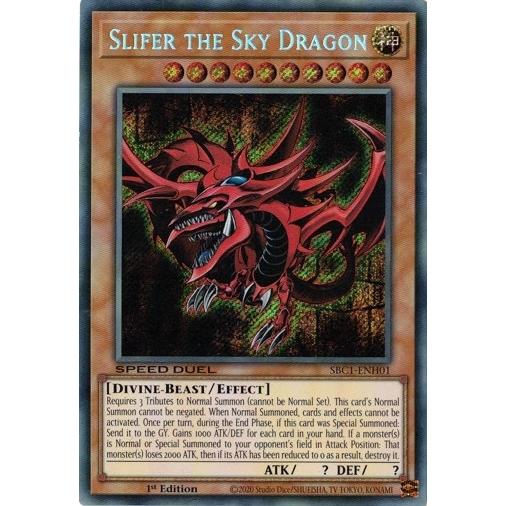 オシリスの天空竜/Slifer the Sky Dragon (シークレットレア) SBC1-ENH...