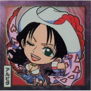 ワンピース SW3-04 アルビダ(ローグタウン) 大海賊シールウエハース LOG.3