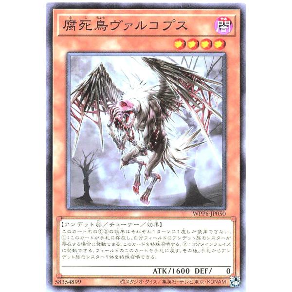 遊戯王 WPP6-JP050 腐死鳥ヴァルコプス ノーマル N ワールドプレミアパック 2025 W...