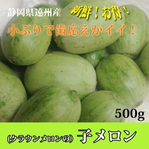 新鮮！お得！最高級クラウンメロンの子メロン★小ぶりで歯応えがイイ！！500g