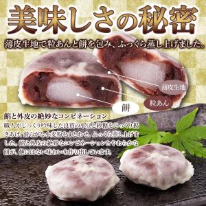 餅入り 蒸し きんつば 薄皮生地 粒あん 餡 ...の詳細画像2