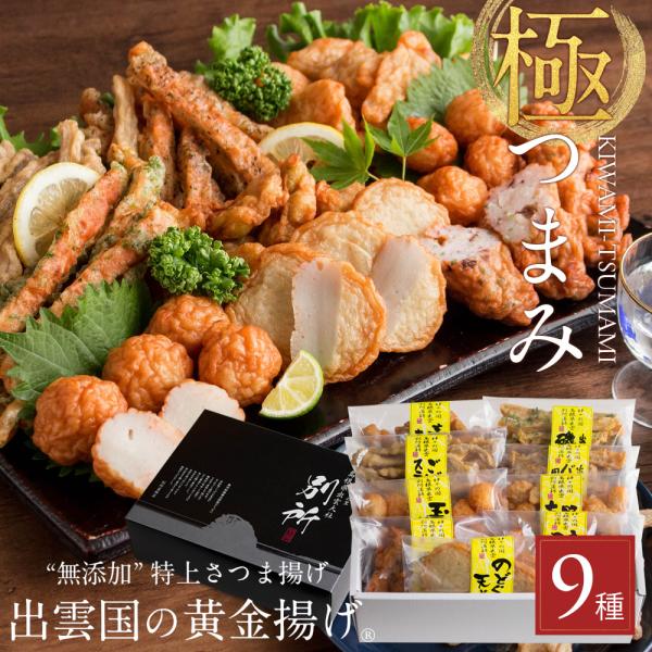 さつま揚げ 無添加 ギフト 薩摩揚げ おつまみ セット 出雲国の黄金揚げ 極（きわみ）つまみ 9種詰...
