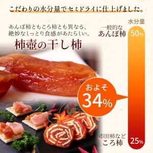 柿農家 柿壺の西条柿の干し柿8個入(大玉) セ...の詳細画像2