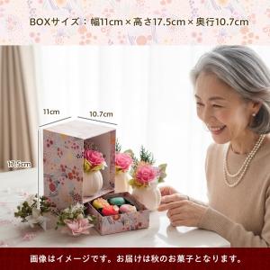 敬老の日 プレゼント ギフト 花 お菓子 和菓...の詳細画像3