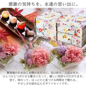 敬老の日 プレゼント ギフト 花 お菓子 和菓...の詳細画像1