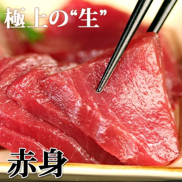 天然本マグロ（赤身）“生”約500g（3〜4人前） 送料無料