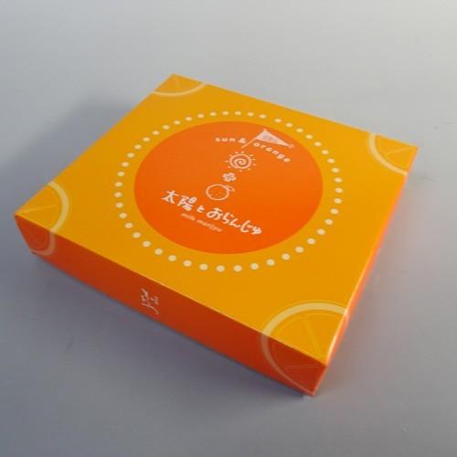 旬菓庵かどや　太陽とおらんじゅ　オレンジピール入ミルク饅頭　6個入　