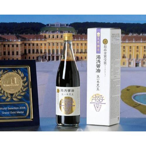 丸新本家 湯浅醤油　生一本黒豆醤油　720ml　