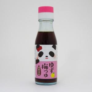 丸新本家 柚子梅つゆ　90ml　南紀白浜限定パンダラベル｜toretore