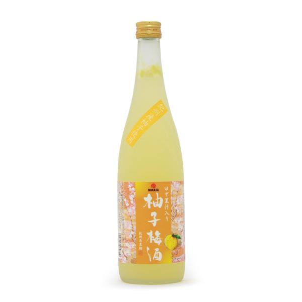 中田食品　柚子梅酒　紀州産ゆず果汁入　720ml　
