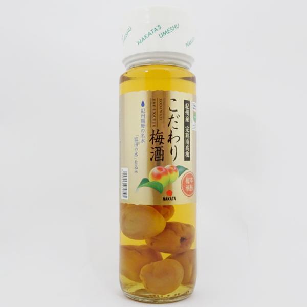 中田食品　紀州産完熟南高梅　こだわり梅酒　梅実入　720ml　紀州熊野の名水　富田の水　仕込み